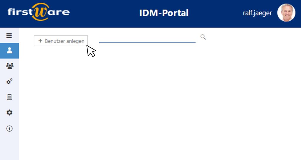 Identity Management - Benutzerverwaltung mit FirstWare IDM-Portal