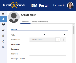 Intuitive interfaces in IDM-Portal