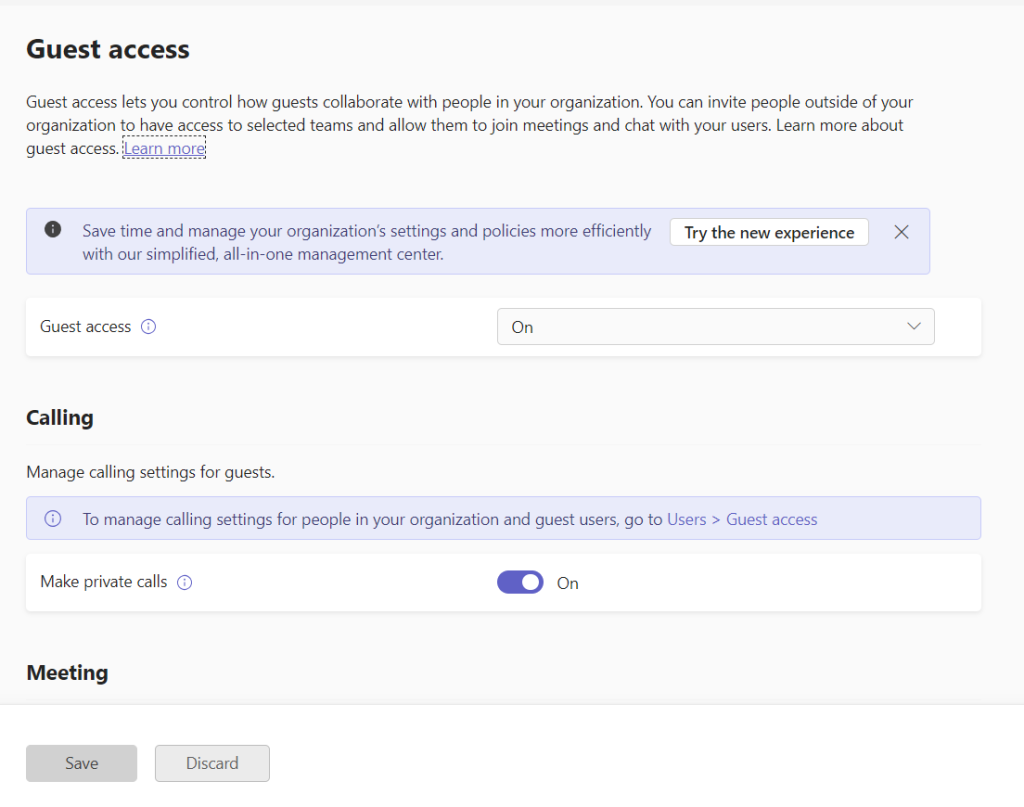 Controlling guest access in the Teams Admin Center