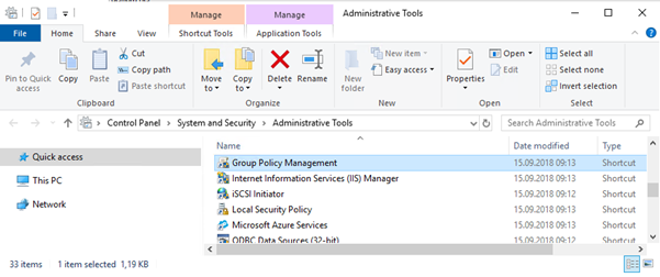 Group Policy Management