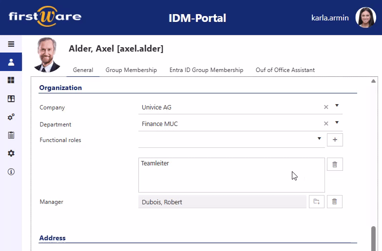 Attribute-based access permissions in IDM-Portal Attribute-based access permissions in IDM-Portal