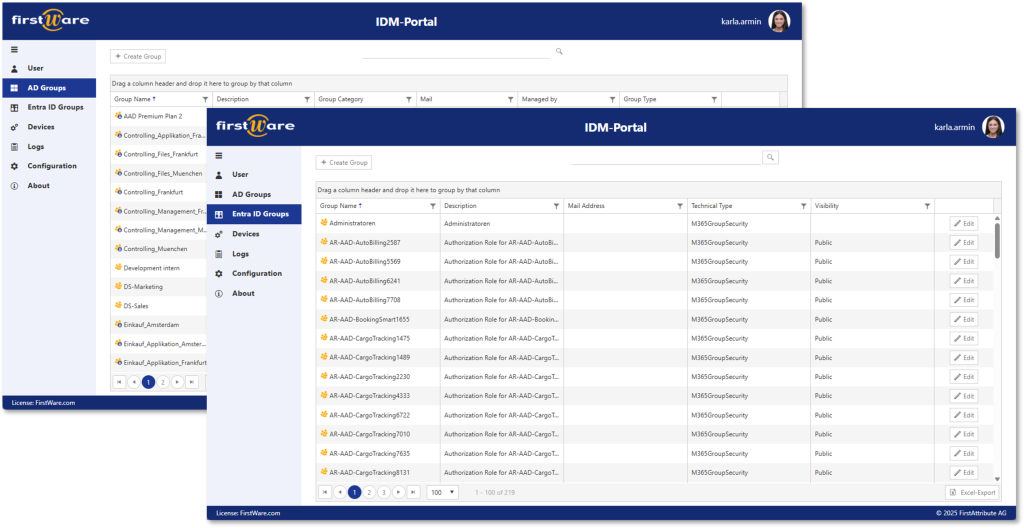 Group management in Entra ID: Overview of all groups Group management in Entra ID: Overview of all groups