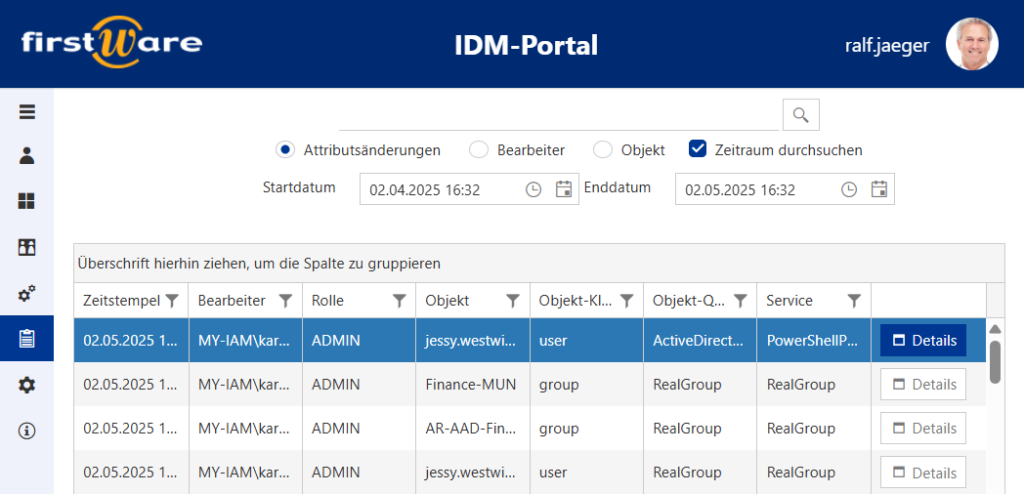 AD-Berechtigungsaudit: Nachvollziehbarkeit im IDM-Portal AD-Berechtigungsaudit: Nachvollziehbarkeit im IDM-Portal