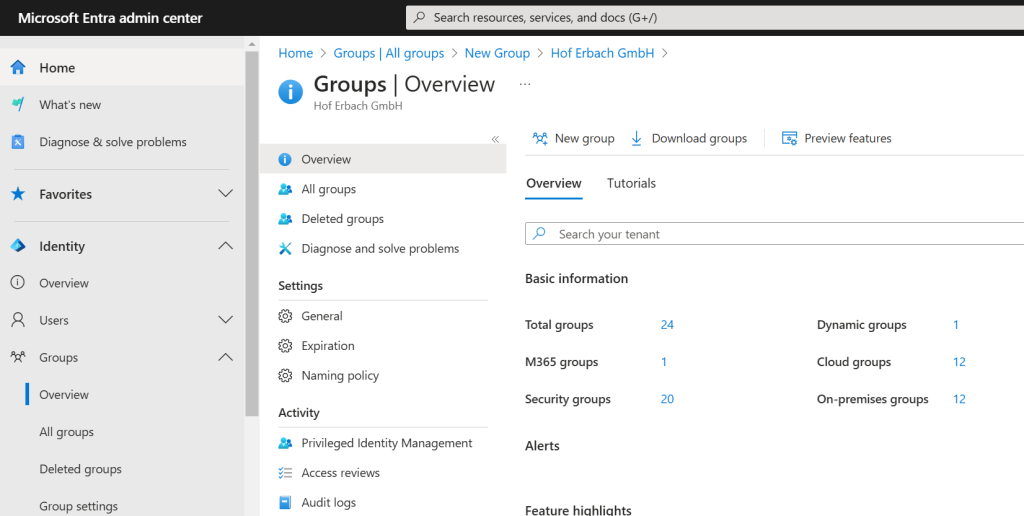 Group management in Entra ID: Microsoft Entra Admin Center Group management in Entra ID: Microsoft Entra Admin Center