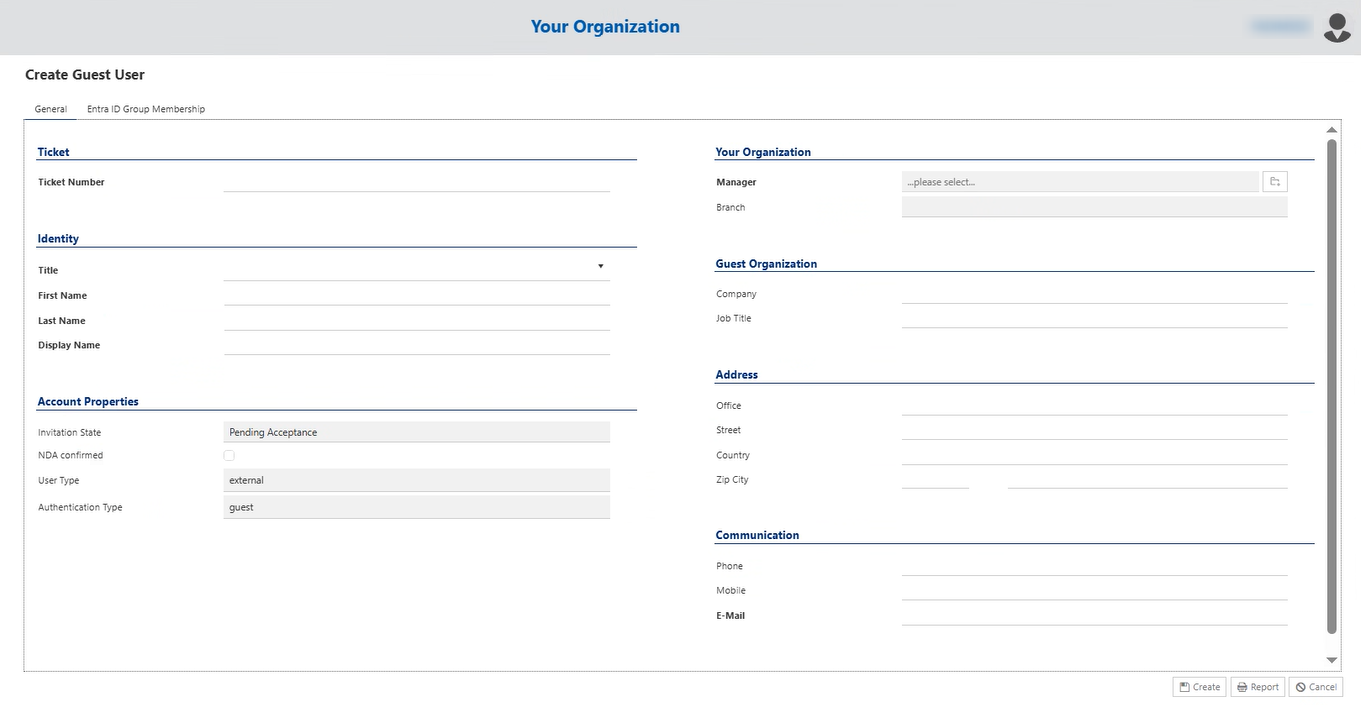 Create Guest User Interface im IDM-Portal Create Guest User Interface im IDM-Portal