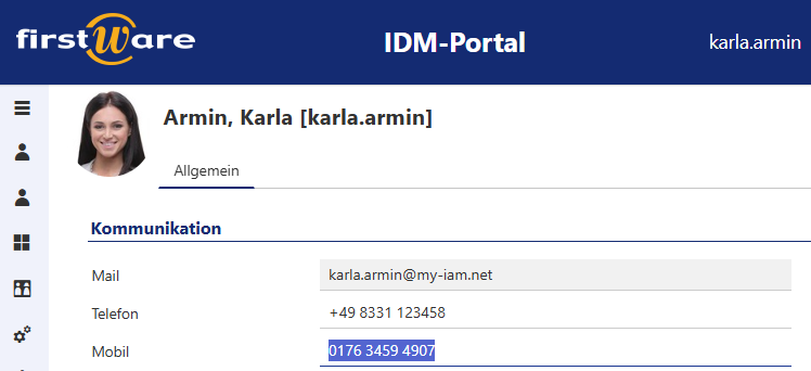 Eigene Telefonnummer anpassen 