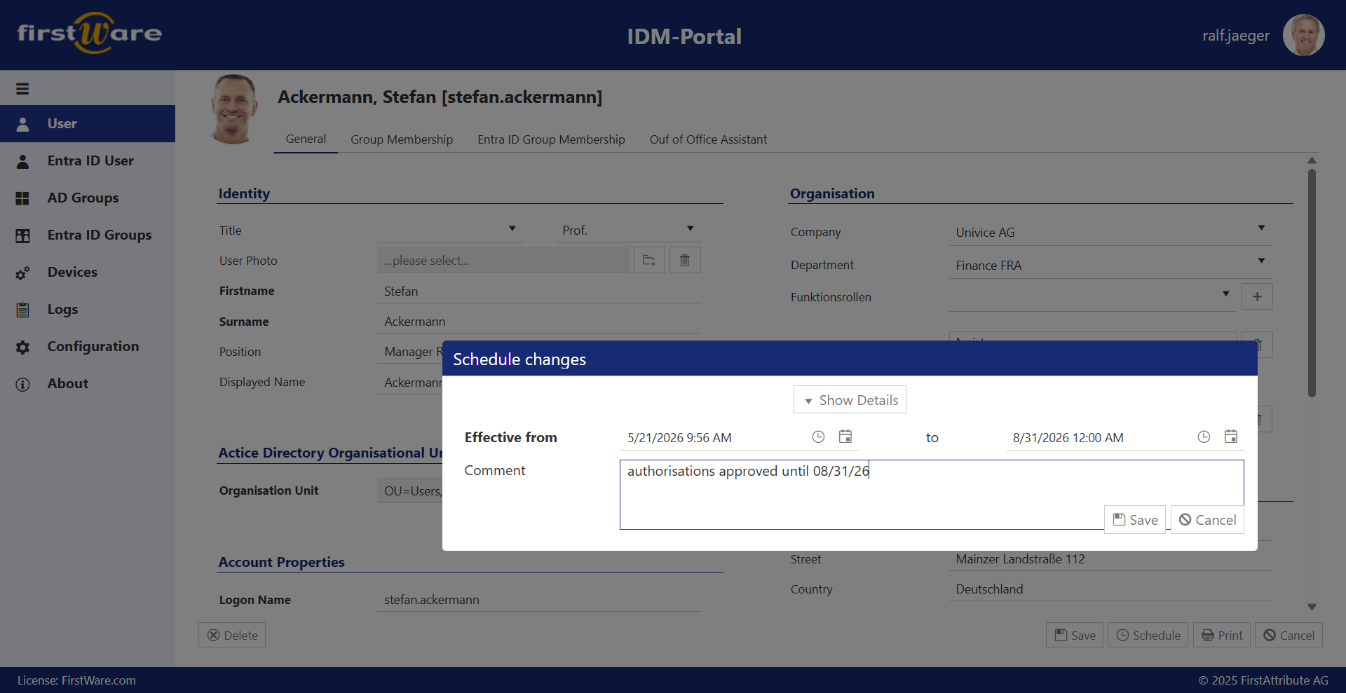 Time-Controlled and Approved Permissions