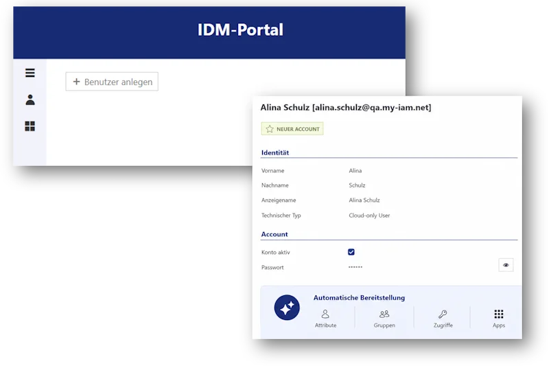 The joiner process Resource Management mit zentralem Ressourcen-Katalog im IDM-Portal