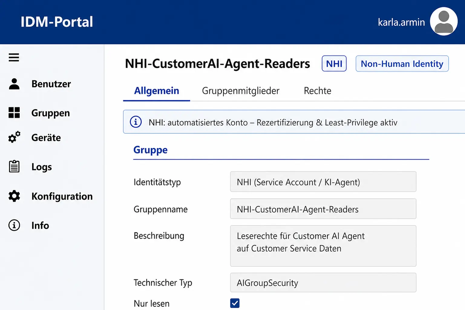 NHI access clearly in view